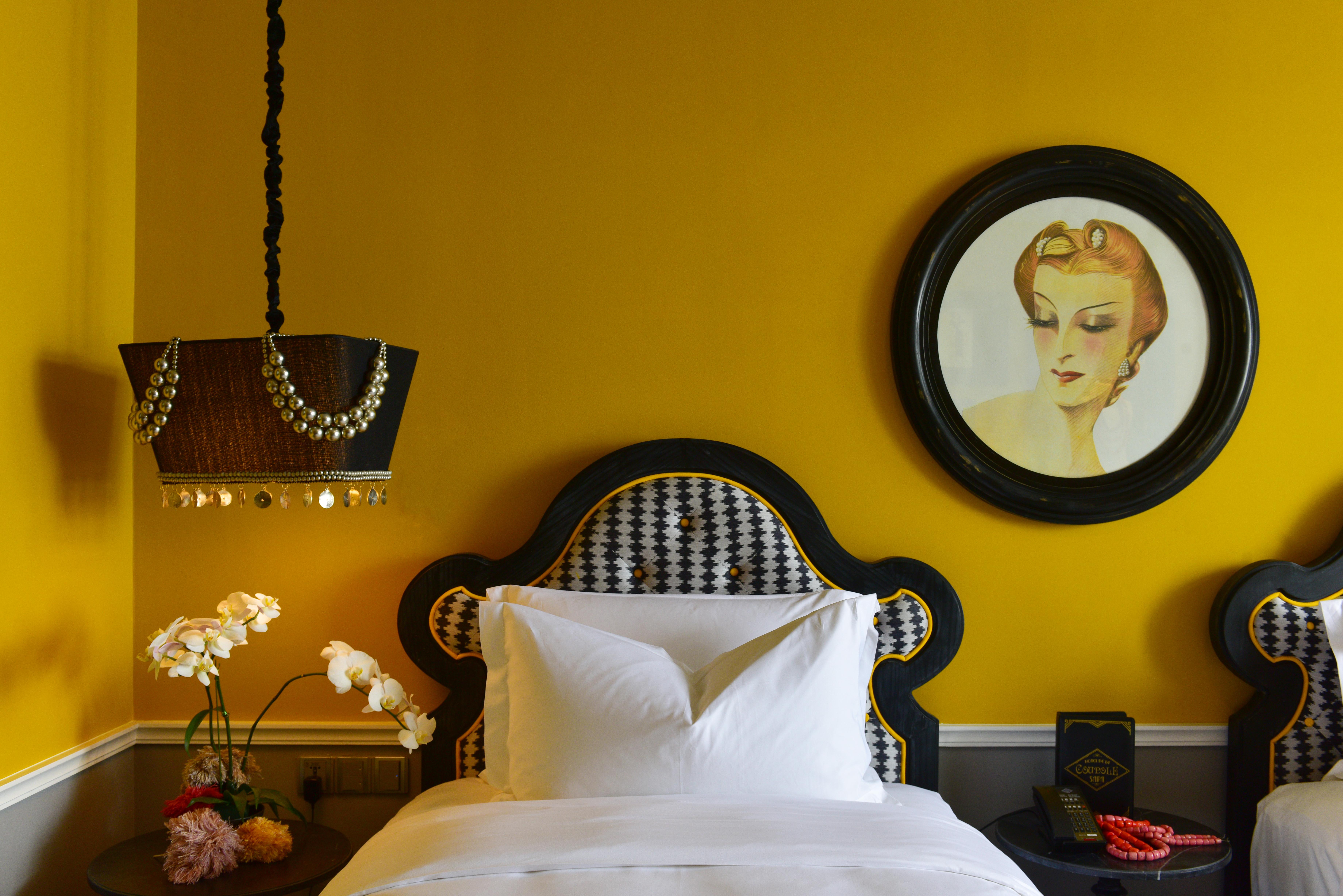 فندق دو لا كوبول - إم جاليري سابا المظهر الخارجي الصورة A guest room at the Hotel George V