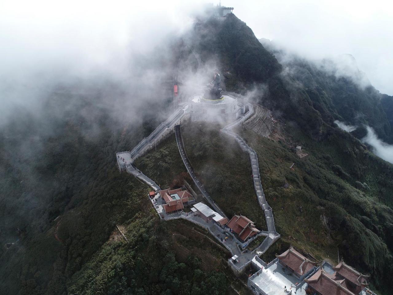 فندق دو لا كوبول - إم جاليري سابا المظهر الخارجي الصورة Aerial view of the summit